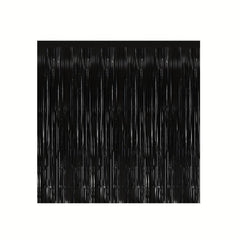 Sparkling Foil Tinsel Curtain for Birthday & Halloween Party Decoration