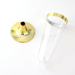 10pcs Disposable Red Wine Glasses Spring Theme Plastic Champagne Wine Glas