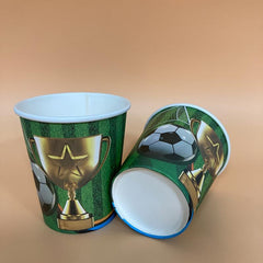 Green Football Trophy Birthday Party Supplies Set