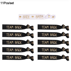 11pcs Team Bride Bracelets for Bachelorette Parties