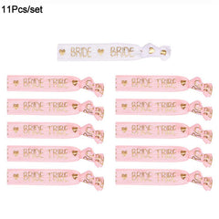 11pcs Team Bride Bracelets for Bachelorette Parties