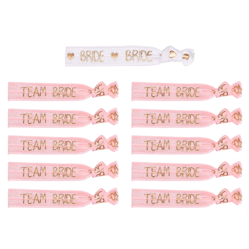 11pcs Team Bride Bracelets for Bachelorette Parties