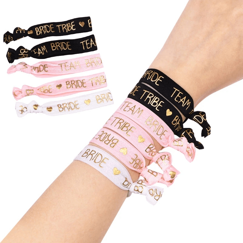 11pcs Team Bride Bracelets for Bachelorette Parties