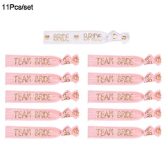 11pcs Team Bride Bracelets for Bachelorette Parties