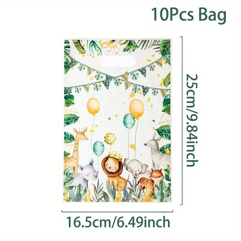 10pcs Mermaid Party Candy Bag Holiday Birthday Party Gift Wrapping Supplies
