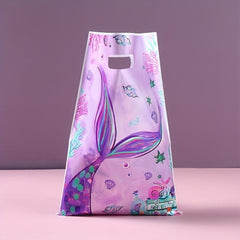 10pcs Mermaid Party Candy Bag Holiday Birthday Party Gift Wrapping Supplies
