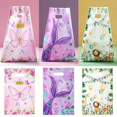10pcs Mermaid Party Candy Bag Holiday Birthday Party Gift Wrapping Supplies