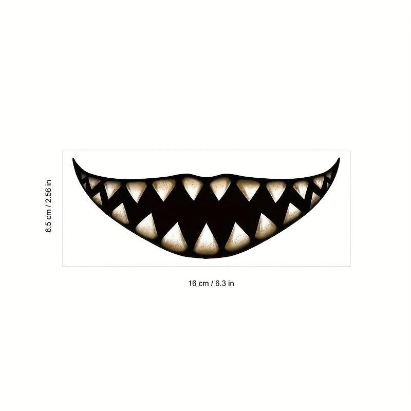 Halloween Lip Tattoo Sticker Waterproof Terrifying DIY Makeup Party Decor
