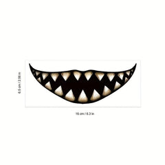 Halloween Lip Tattoo Sticker Waterproof Terrifying DIY Makeup Party Decor