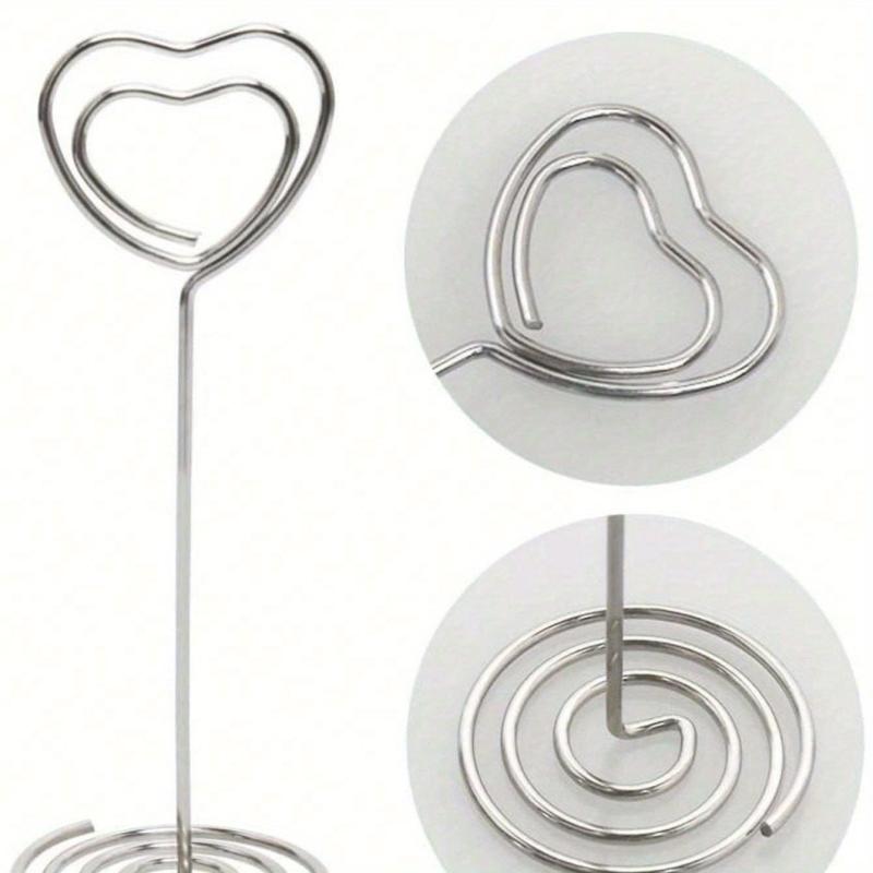 10pcs Acrylic Love Card Holder Vertical Square Business Card Holder