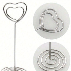 10pcs Acrylic Love Card Holder Vertical Square Business Card Holder