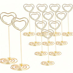 10pcs Acrylic Love Card Holder Vertical Square Business Card Holder