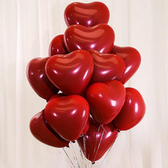 20pcs Heart Balloon Red Pink Latex Love Balloon Party Decoration