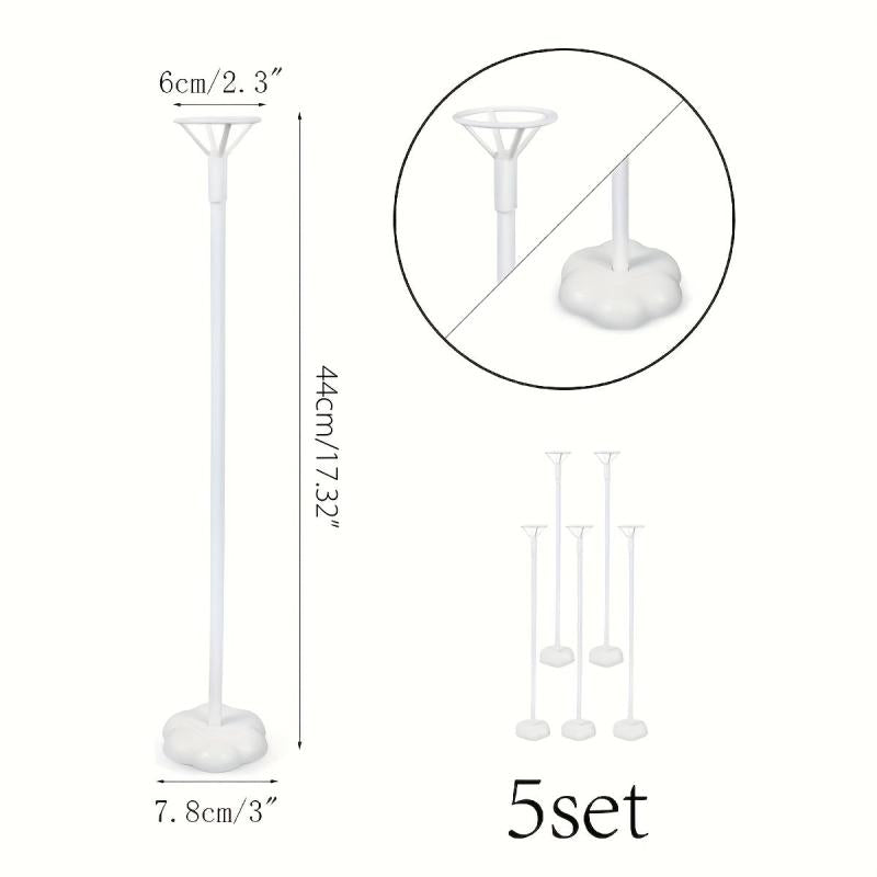 5pcs Balloon Stand for Weddings Parties Home Decor Securely Holds Balloons