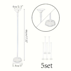 5pcs Balloon Stand for Weddings Parties Home Decor Securely Holds Balloons
