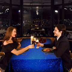 Birthday Party Space Tablecloth Starry Sky Disposable Waterproof Tablecloth