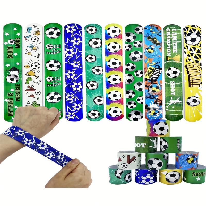 10pcs Football Party Bracelets - Sports Birthday Favors