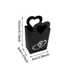 10pcs Love Gift Bags Wedding Party Candy Box