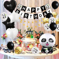Panda Birthday Balloons Party Decorations for Gender Reveal Supplies