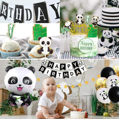 Panda Birthday Balloons Party Decorations for Gender Reveal Supplies