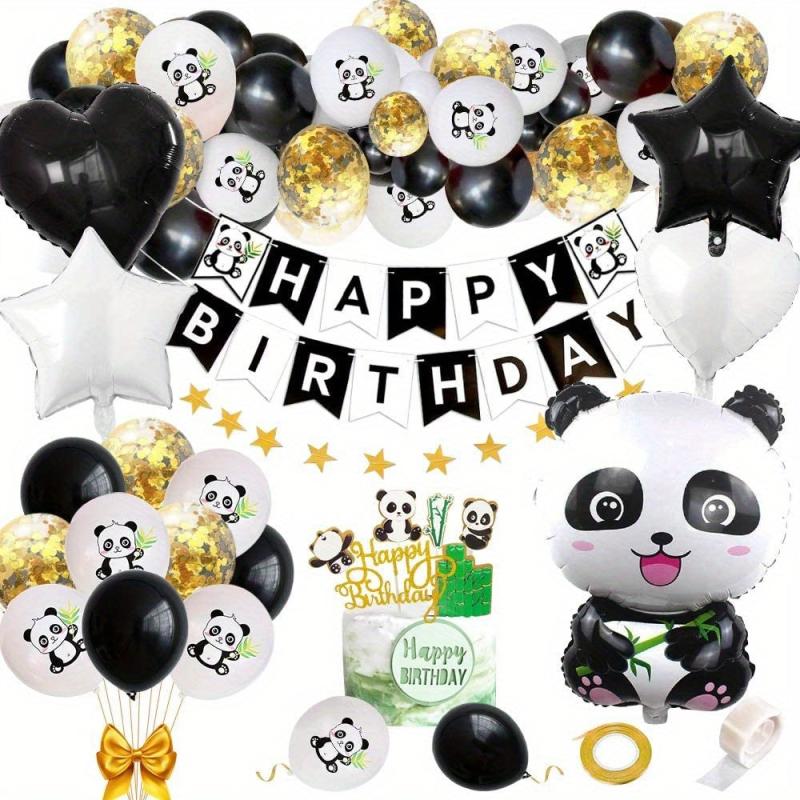Panda Birthday Balloons Party Decorations for Gender Reveal Supplies