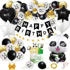 Panda Birthday Balloons Party Decorations for Gender Reveal Supplies