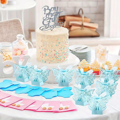 20pcs Butterfly Laser Cut Favor Boxes DIY Wedding Birthday Gift Candy Boxes