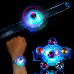 6pcs LED Light Up Bracelets Goodie Bag Stuffers Glow In The Dark Party Supplies