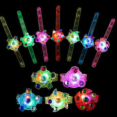 6pcs LED Light Up Bracelets Goodie Bag Stuffers Glow In The Dark Party Supplies