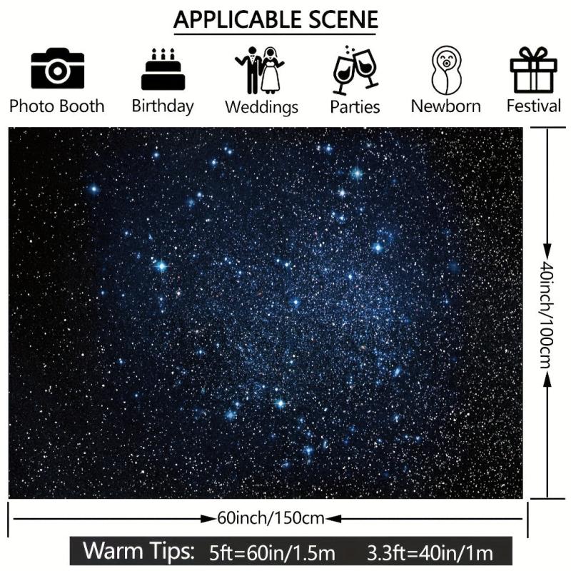 Night Sky Star Backdrops 152 4cmx101