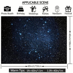 Night Sky Star Backdrops 152 4cmx101