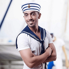 6pcs Sailor Hat Navy Captain Hat With Sail Hat Navy Costume Accessories