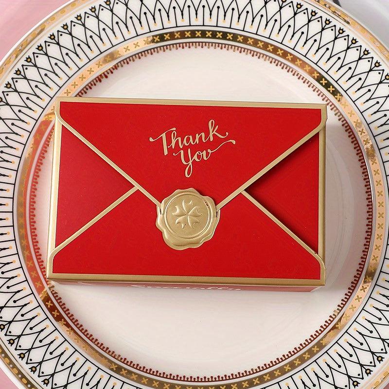 10pcs Bronzing Packaging Wedding Candy Bags Birthday Favors