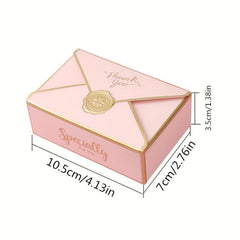 10pcs Bronzing Packaging Wedding Candy Bags Birthday Favors
