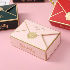 10pcs Bronzing Packaging Wedding Candy Bags Birthday Favors