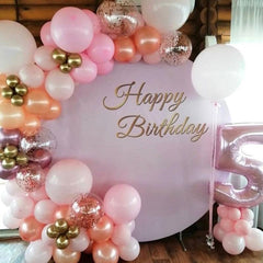 83pcs Pink Balloon Party Set Wedding Balloon Decoration Arrangement