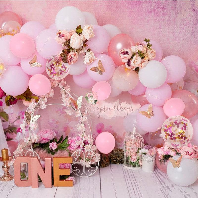 83pcs Pink Balloon Party Set Wedding Balloon Decoration Arrangement