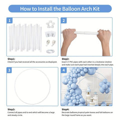 Circular Balloon Arch Set Backrest Bracket Balloon Tools Party Decor