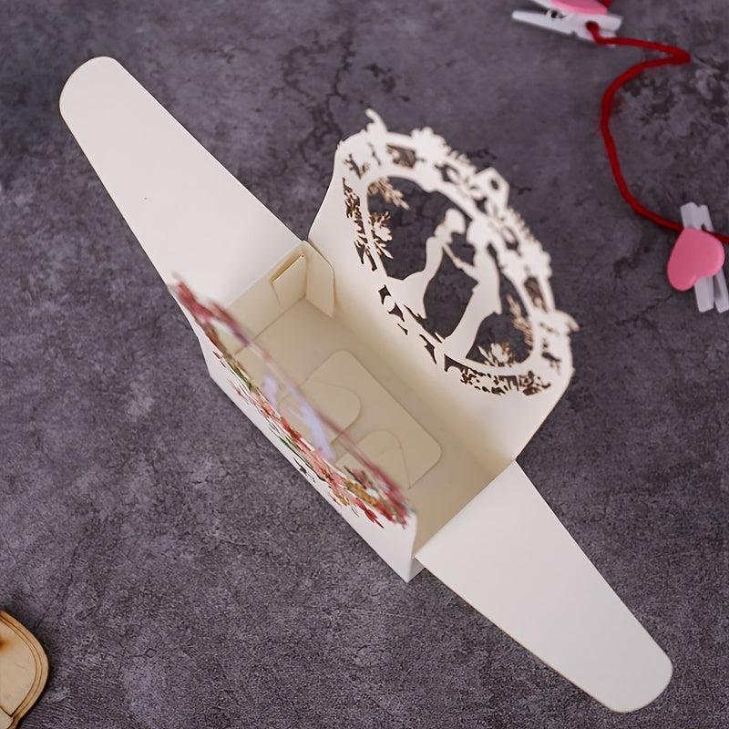 10pcs Floral Candy Box Bowknot Gift Wedding Cardboard Small Paper Box