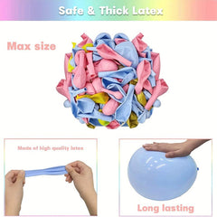 142pcs Pink & Gold Gender Reveal Balloons Kit