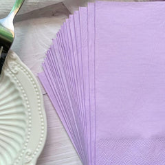 20pcs Lilac Party Napkins Disposable Suppl