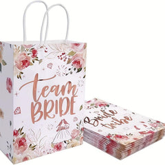 16pcs Team Bride Gift Bags For Bachelorette Party Decorations
