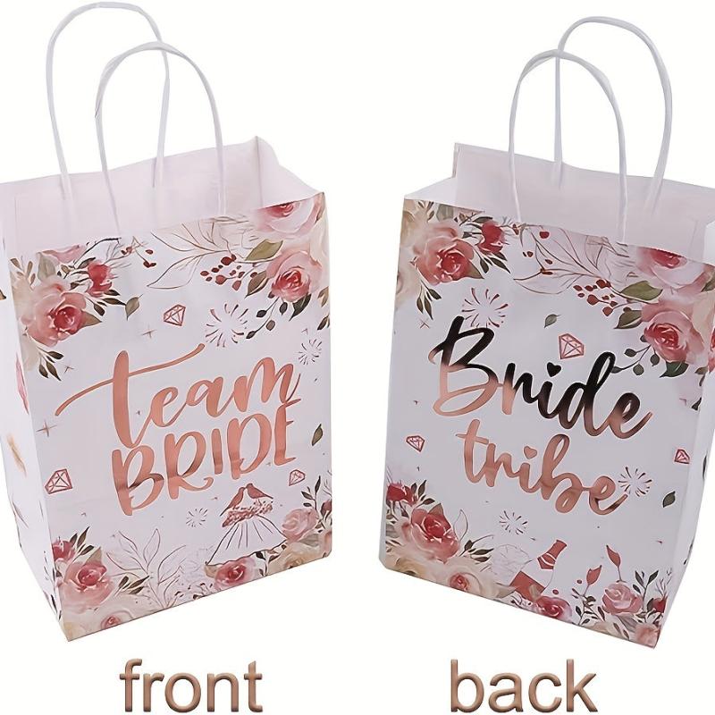 16pcs Team Bride Gift Bags For Bachelorette Party Decorations