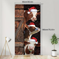 Christmas Banner 35 4in 70 8in for Parties Indoor & Outdoor Decor