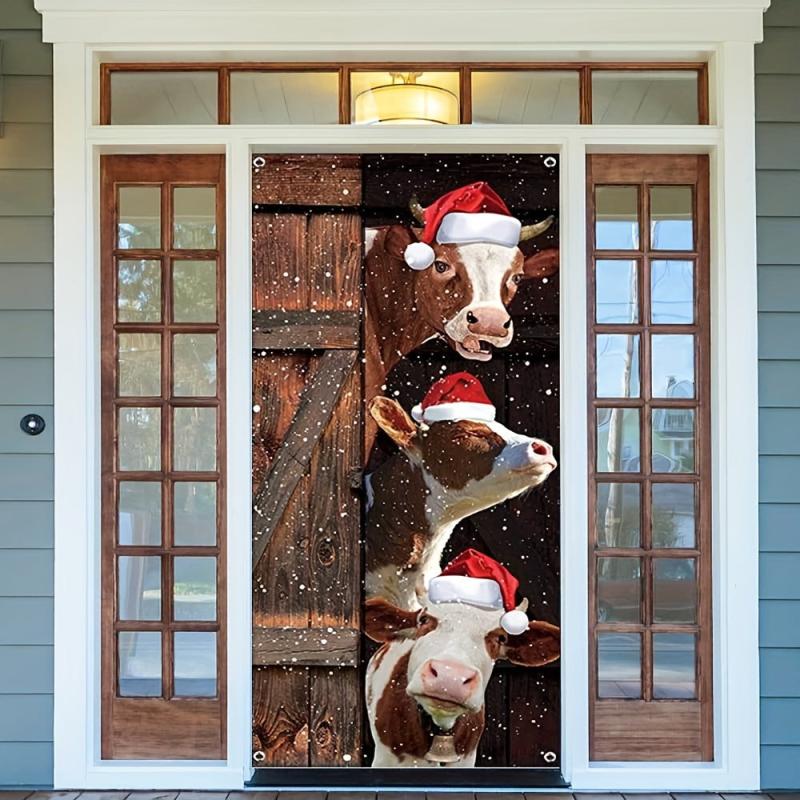 Christmas Banner 35 4in 70 8in for Parties Indoor & Outdoor Decor