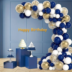 106pcs Brown & Navy Balloon Garland Arch Kit Unisex Balloon Decoration