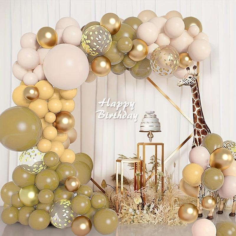 106pcs Brown & Navy Balloon Garland Arch Kit Unisex Balloon Decoration