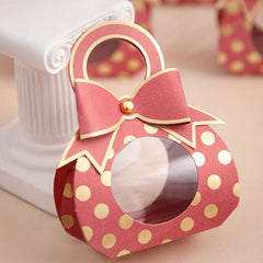5pcs Mini Gift Bag Box with Bow for Parties and Events