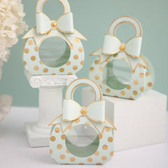 5pcs Mini Gift Bag Box with Bow for Parties and Events