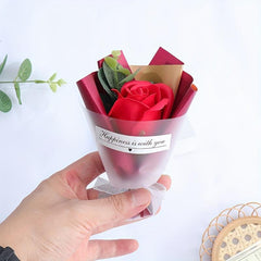 Mini Soap Flower Bouquet Rose Small Bouquet for Party Family Mother Girlfriend